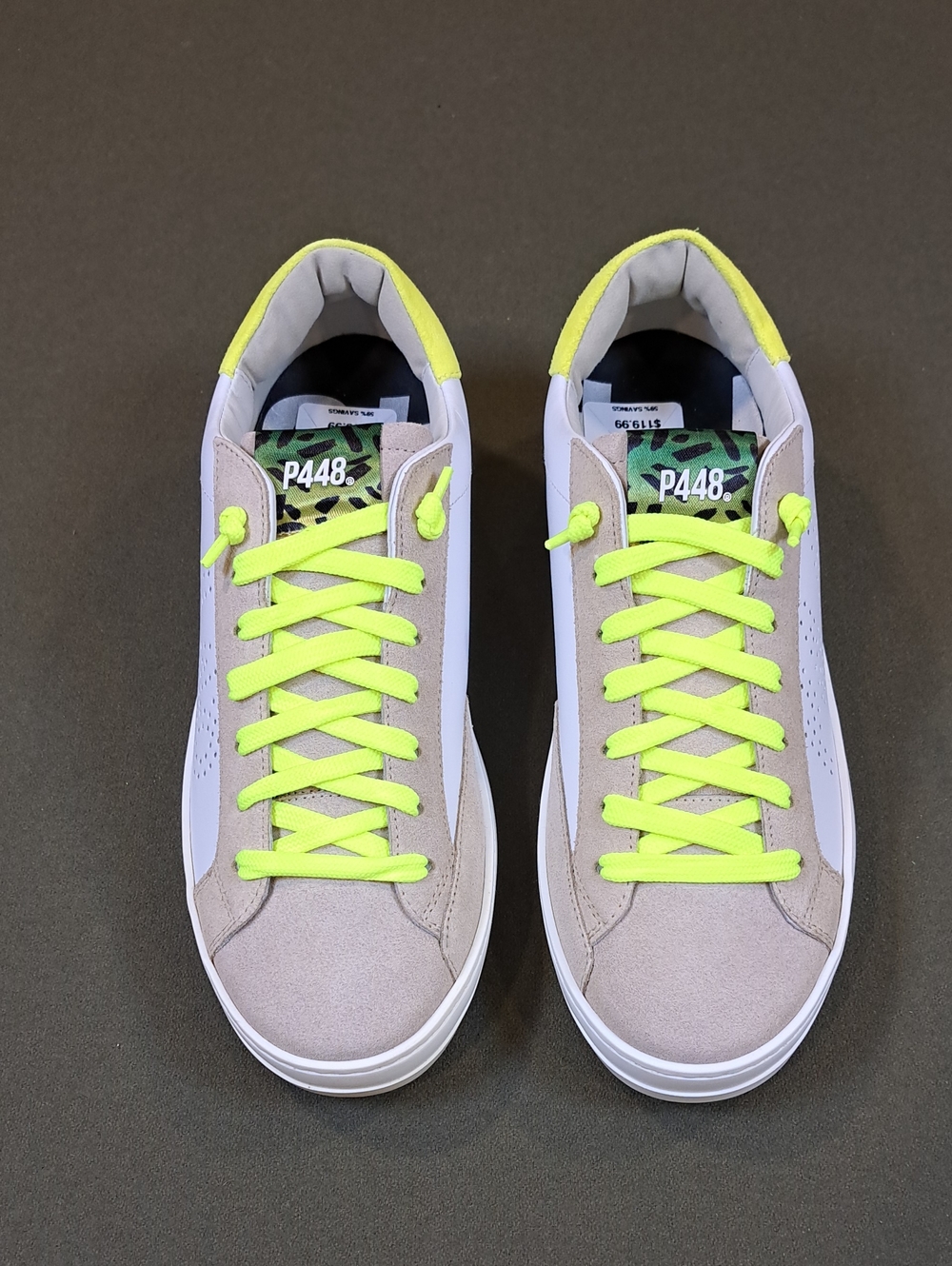 P448 Women's John Low Top Sneaker - Color: Mais-Whi - Size: EU 39 - Picture 2 of 9